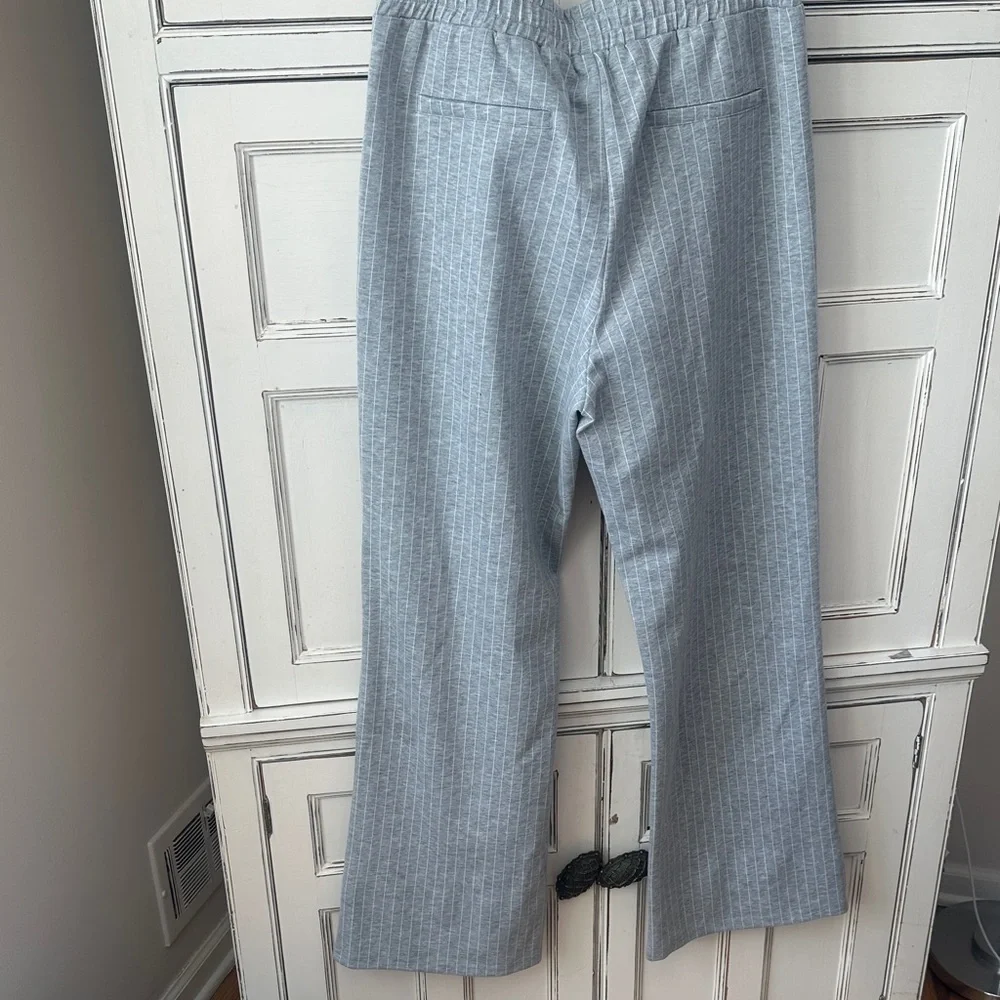 Pretty Garbage Gray Striped Pants - Picture 2 of 4